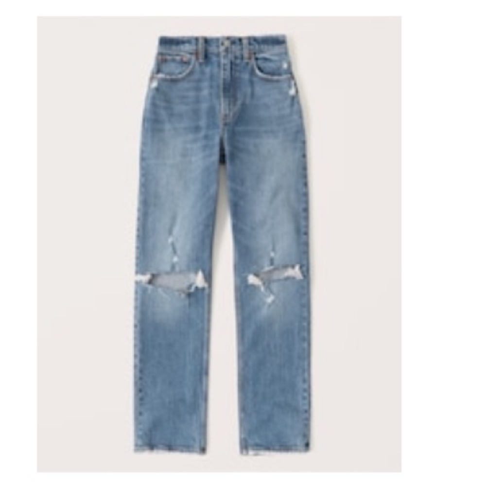 Abercrombie 90s high rise denim